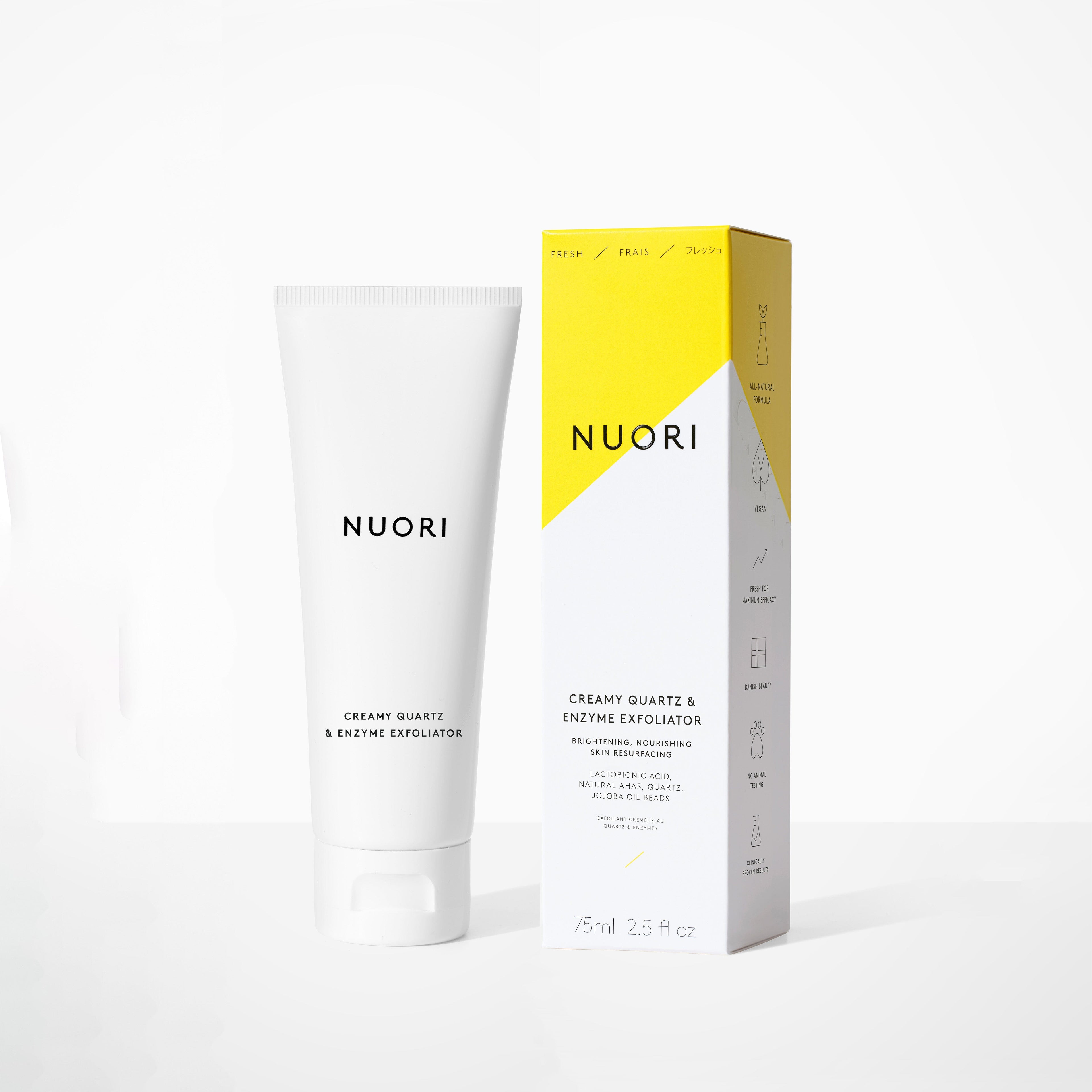 CREAMY QUARTZ & ENZYME EXFOLIATOR Skincare NUORI 