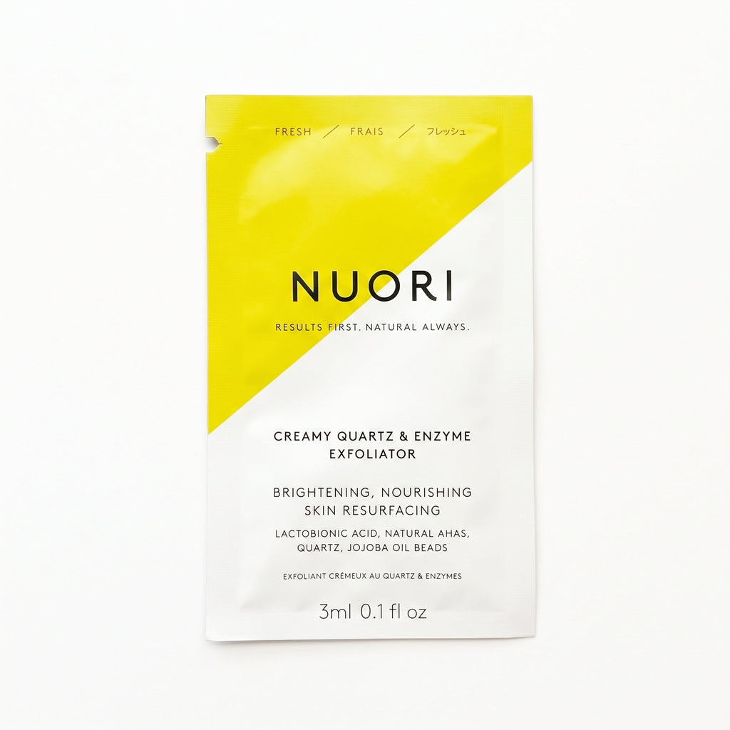 CREAMY QUARTZ & ENZYME EXFOLIATOR SACHET Skincare NUORI 